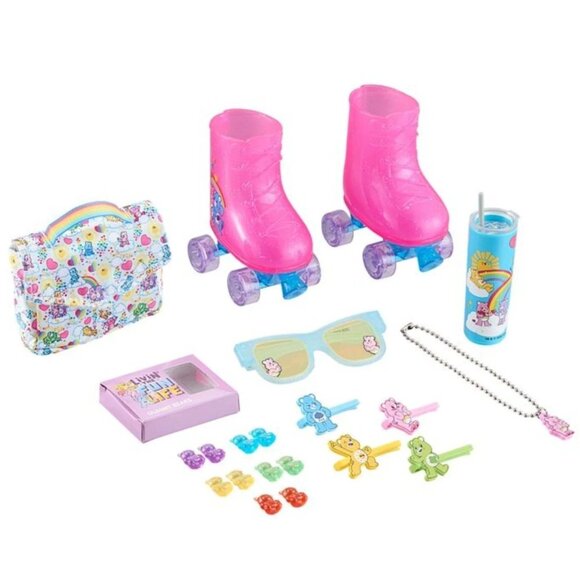 My Life As Other - My Life As CARE BEARS Roller Skate 20 Piece Play Set For 18 Inch Dolls NEW